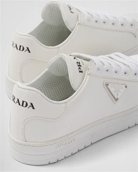 prada sneaker schwarz weiß|prada sneakers on sale women's.